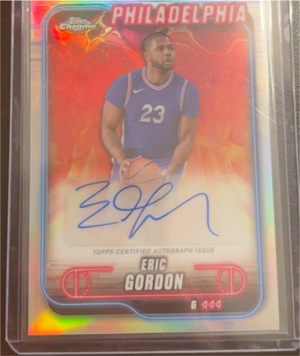 2024-25 Topps Chrome Basketball #TCA-EG Eric Gordon Auto — front