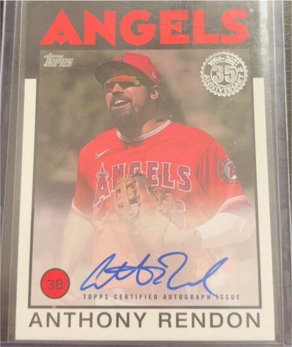 2021 Topps 1986 #86A-ARE Anthony Rendon — front