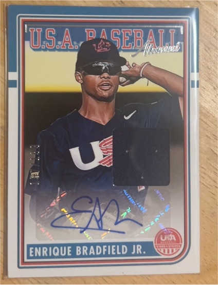 2024 Panini Stars & Stripes #199 Enrique Bradfield Jr. — front