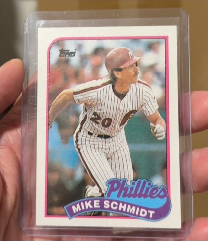 1989 Topps #100 Mike Schmidt — front