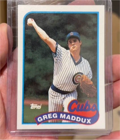 1989 Topps #240 Greg Maddux — front