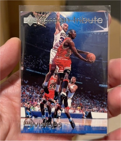 1998-99 Upper Deck Michael Jordan Tribute Reflections #MJ65 — front