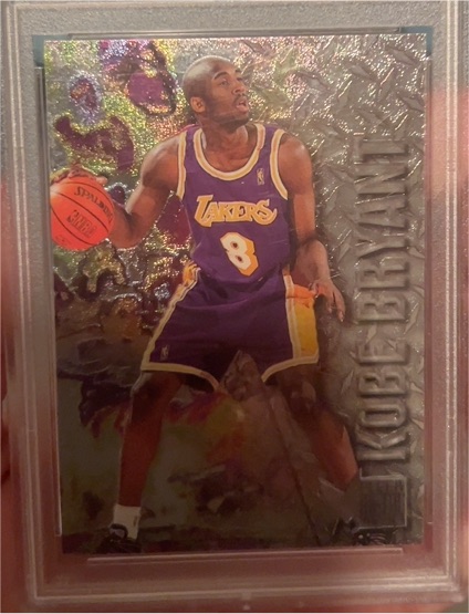 1996-97 Fleer Metal #181 Kobe Bryant Rookie Card — front