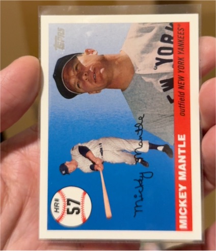2006 Topps Multi-Year Issue Home Run History #MHR57 Mickey Mantle — front