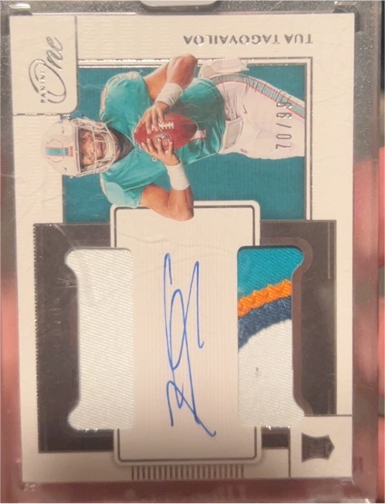 2020 Panini One #One Tua Tagovailoa — front