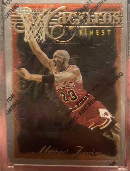 1996-97 Topps Finest Michael Jordan — front