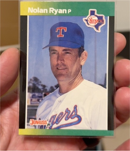 1989 Donruss Baseball's Best #55 Nolan Ryan — front