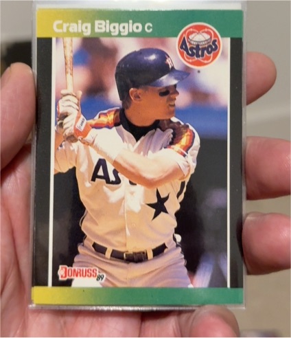 1989 Donruss #176 Craig Biggio — front