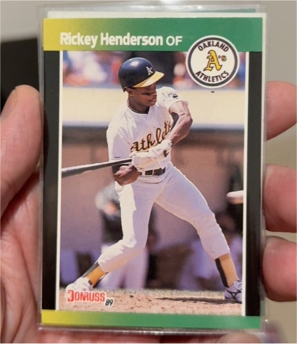 1989 Donruss #89 Rickey Henderson — front