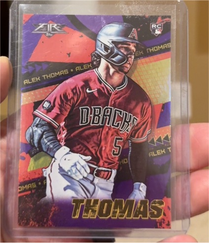 2022 Topps Fire #117 Alek Thomas — front
