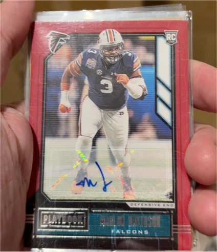 2020 Panini Playbook #185 Marlon Davidson — front