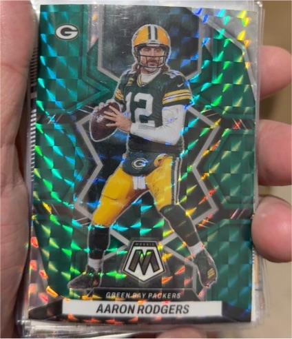 2022 Panini Mosaic #69 Aaron Rodgers — front