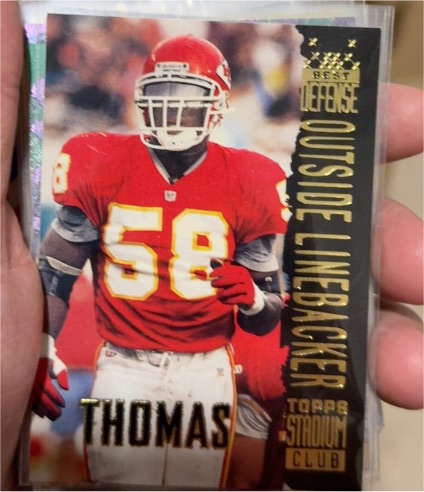 1994 Topps Stadium Club #441 Derrick Thomas — front
