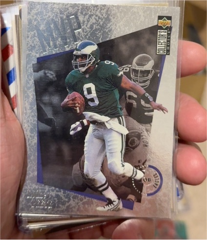 1996 Upper Deck Collector's Choice #M34 Rodney Peete MVPs — front