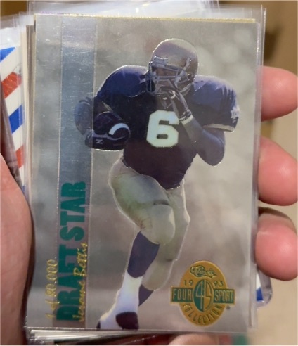 1993 Classic Four Sport Draft Stars #DSS1 Jerome Bettis — front