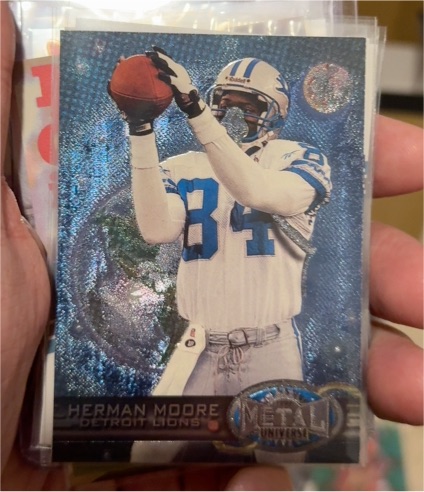 1997 Skybox Metal Universe #114 Herman Moore — front