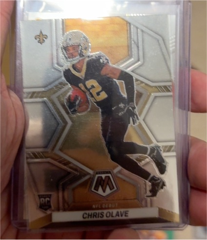 2022 Panini Mosaic NFL Debut #277 Chris Olave — front