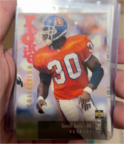1995 Upper Deck Collector's Choice Update #U17 Terrell Davis Rookie — front