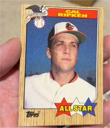 1987 Topps #609 Cal Ripken Jr. — front