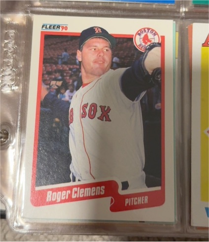 1990 Fleer #271 Roger Clemens — front