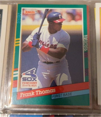 1991 Donruss #477 Frank Thomas — front