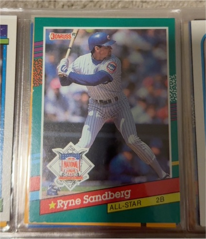 1991 Donruss #433 Ryne Sandberg All-Star — front