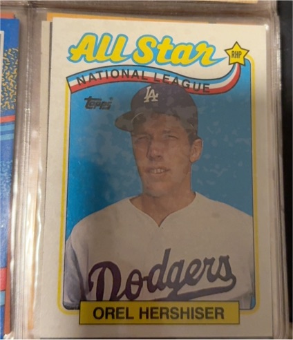 1989 Topps #394 Orel Hershiser — front
