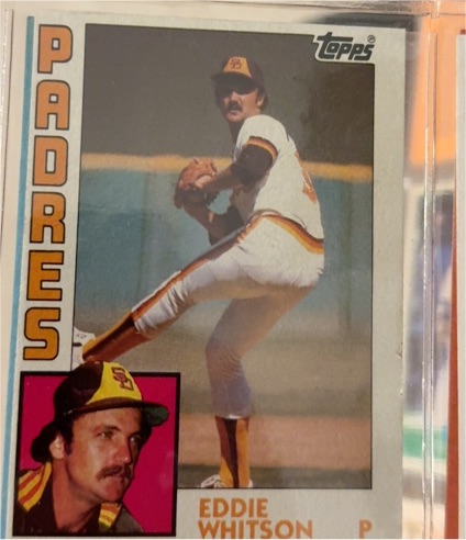 1984 Topps #277 Eddie Whitson — front