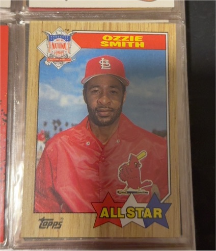 1987 Topps #598 Ozzie Smith — front