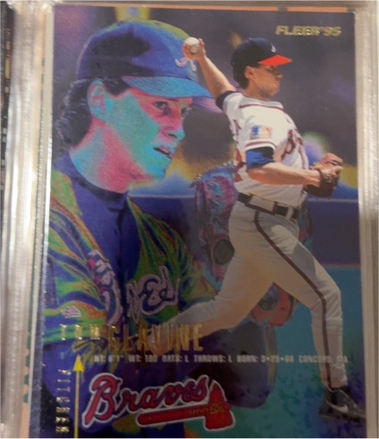1995 Fleer #304 Tom Glavine — front