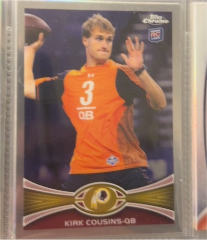 2012 Topps Chrome #146 Kirk Cousins — front