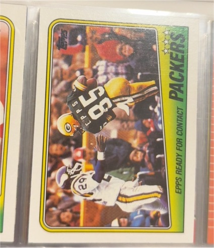 1988 Topps #314 Packers Team Leaders - Phillip Epps — front