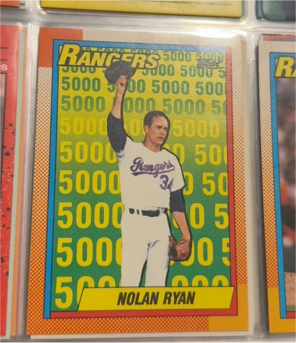 1990 Topps #5 Nolan Ryan — front