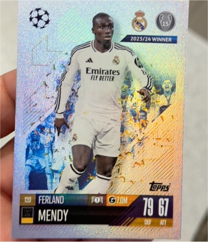 2024-25 Topps Match Attax #120 Ferland Mendy — front
