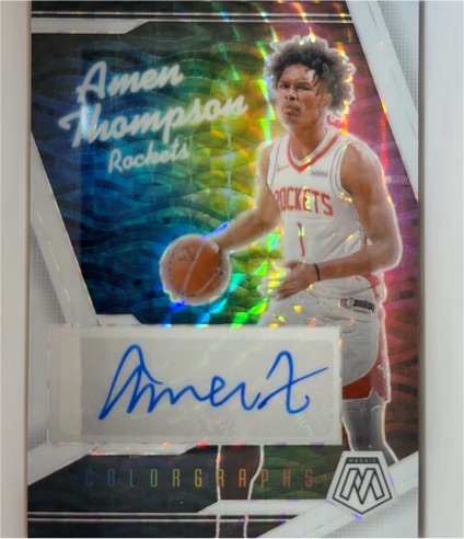 2025 Panini Mosaic Colorgraph Amen Thompson — front