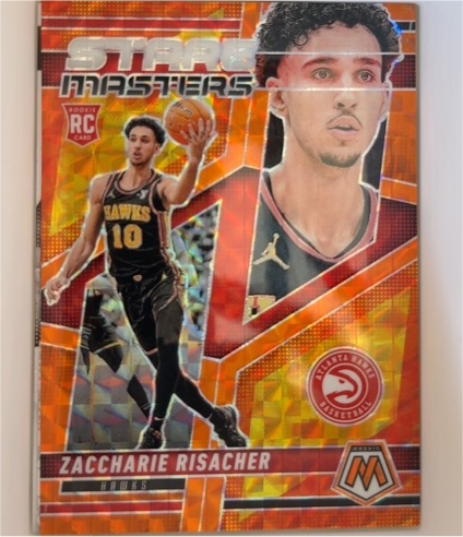 2024-25 Panini Mosaic Stare Masters #20 Zaccharie Risacher Rookie — front