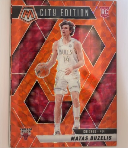 2024-25 Panini Mosaic City Edition #Matas Buzelis — front