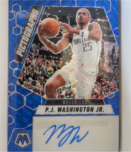 2024-25 Panini Mosaic Pictographs P.J. Washington Jr. — front
