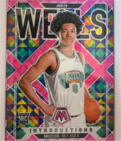 2024-25 Panini Mosaic #18 Jaylen Wells — front