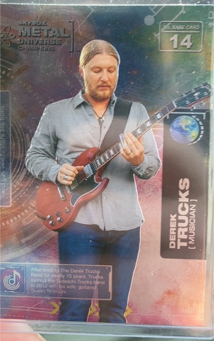 2021 Skybox Metal Universe Champions #14 Derek Trucks — front