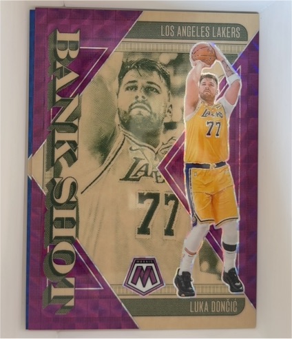 2024-25 Panini Mosaic Bank Shot #7 Luka Doncic — front