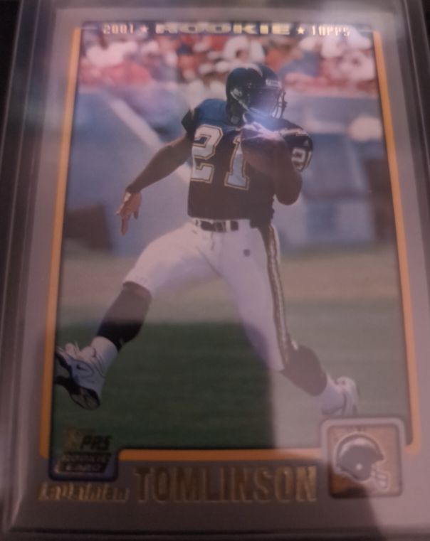 2001 Topps #350 LaDainian Tomlinson Rookie — front
