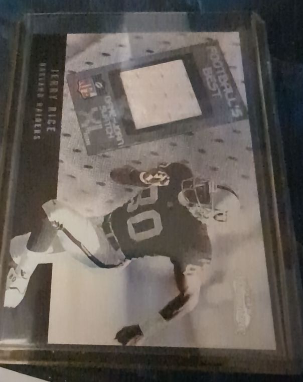 2002 Fleer Showcase Football's Best #XL Jerry Rice — front
