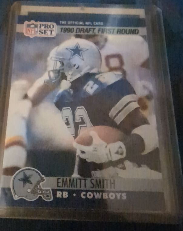 1990 Pro Set #685 Emmitt Smith — front