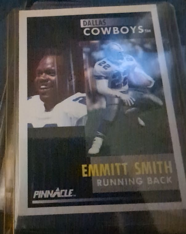 1991 Pinnacle #42 Emmitt Smith — front