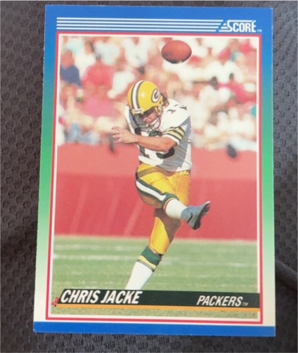 1990 Score #103 Chris Jacke — front