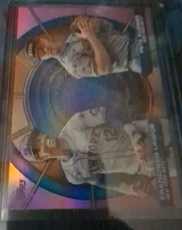2025 Topps Series 2 Dynamic Duos #DD-3 Francisco Lindor and Juan Soto — front