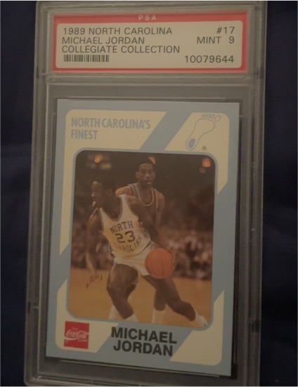 1989 North Carolina Collegiate Collection #17 Michael Jordan — front