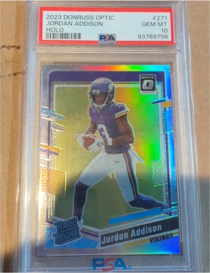 2023 Donruss Optic #271 Jordan Addison — front