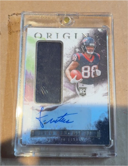 2022 Panini Origins #185 Dameon Pierce Rookie Patch Auto — front